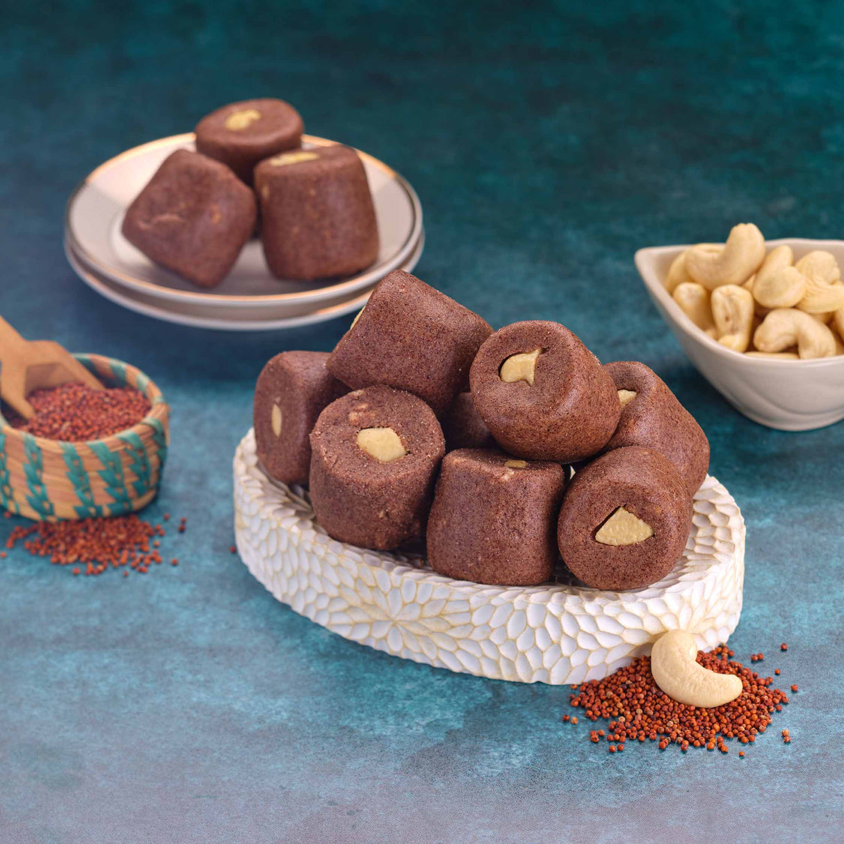 No Sugar Ragi Chocolate Ladoo (200g)