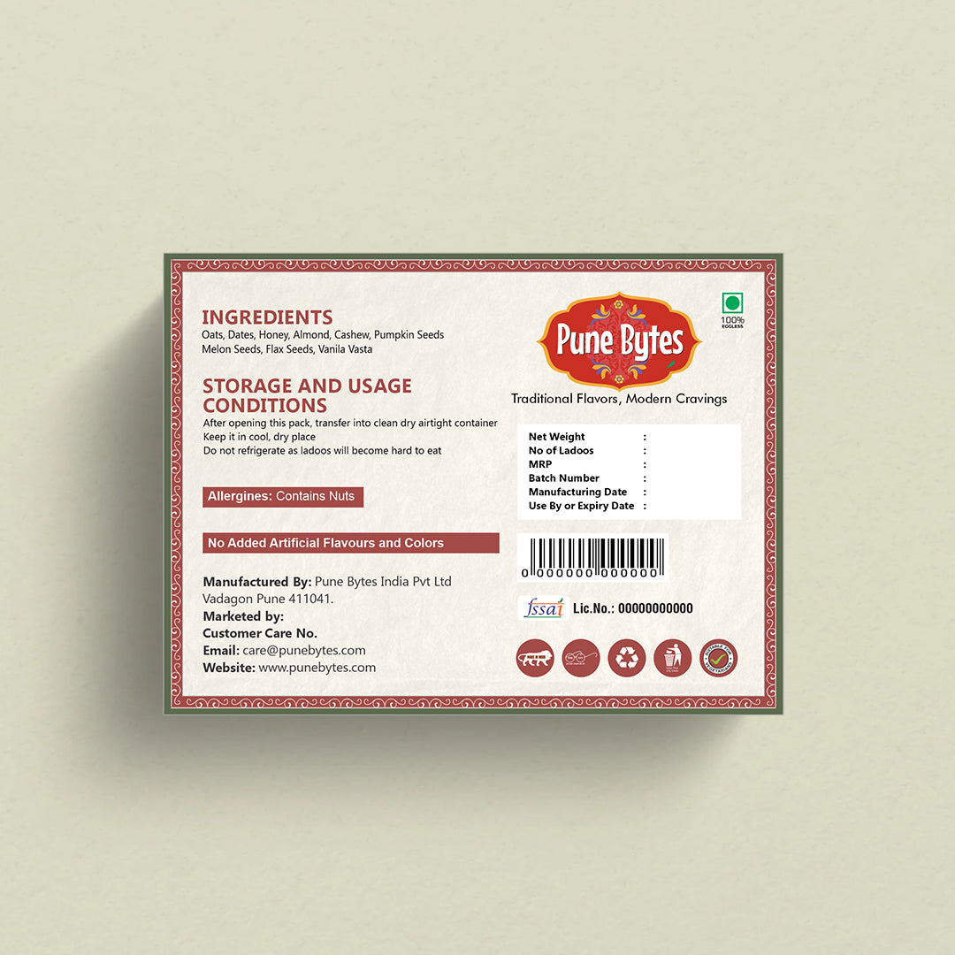 No Sugar Oats Ladoo (200g)